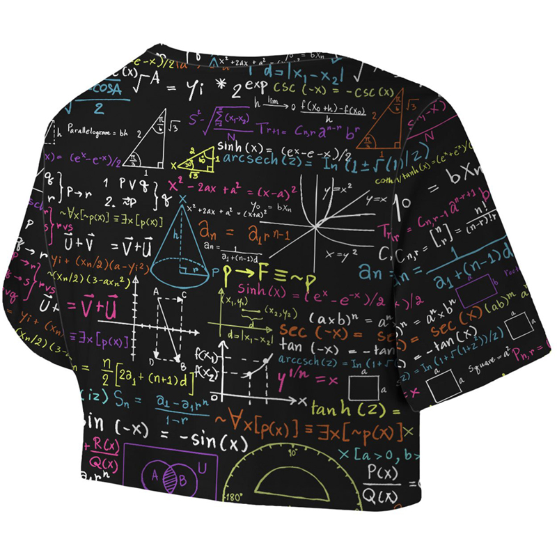 Math Crop Top