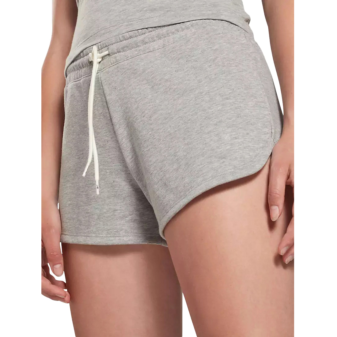 Heather Grey Terry Shorts